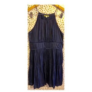 Gianni Bini Navy Halter Dress.
